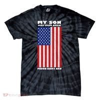 My Son Has Your Back Proud Army Dad Tie-Dye T-Shirt thumb 0