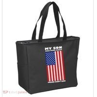 My Son Has Your Back Proud Army Dad Tote Bag thumb 2