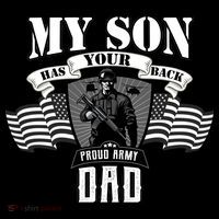 My Son Has Your Back Proud Army Dad USA Coffee Mug thumb 5