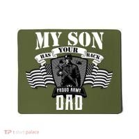 My Son Has Your Back Proud Army Dad USA Mousepad thumb 0