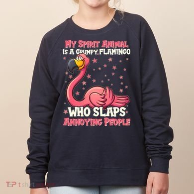 My Spirit Animal Is A Grumpy Flamingo Women's Sweatshirt