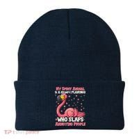 My Spirit Animal Is A Grumpy Flamingo Beanie thumb 0