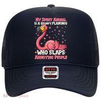 My Spirit Animal Is A Grumpy Flamingo Hat thumb 0