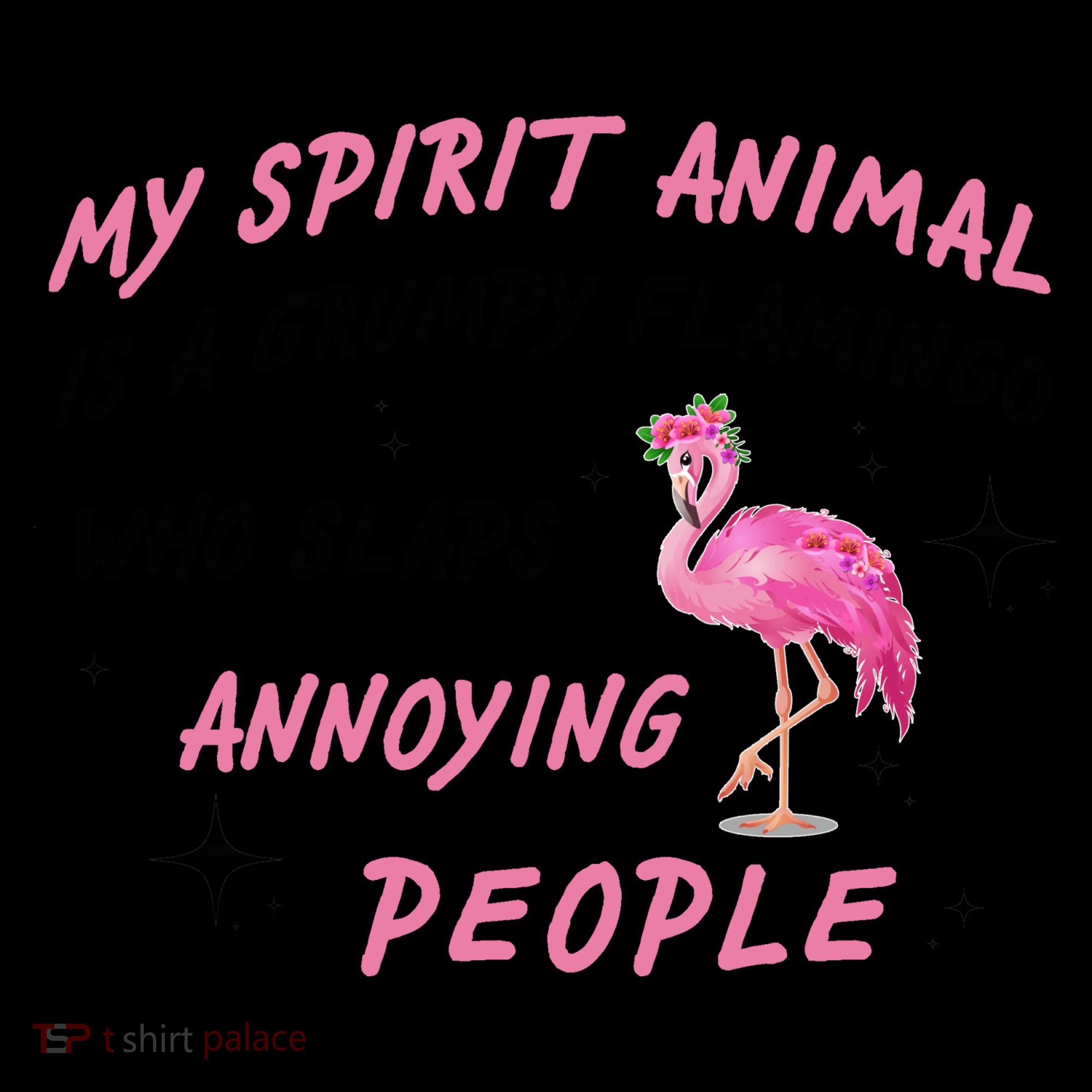 My Spirit Animal Is Grumpy Flamingo Coffee Mug