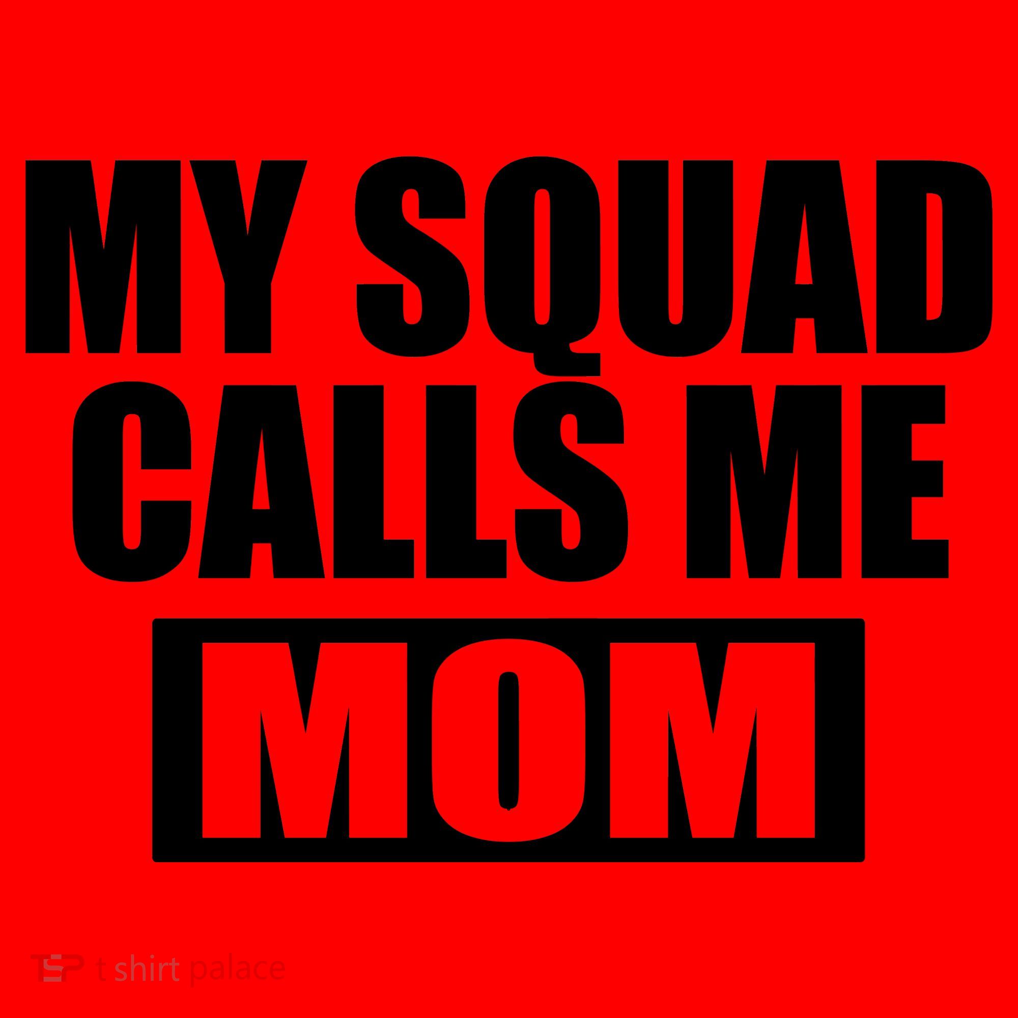 MY Squad Calls Me Mom Santa Hat