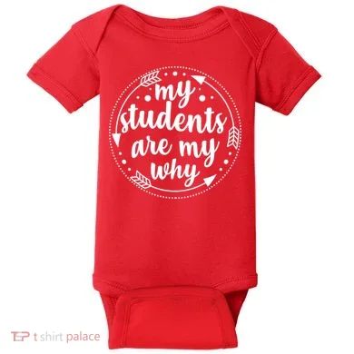 My Students Are My Why Baby Bodysuit