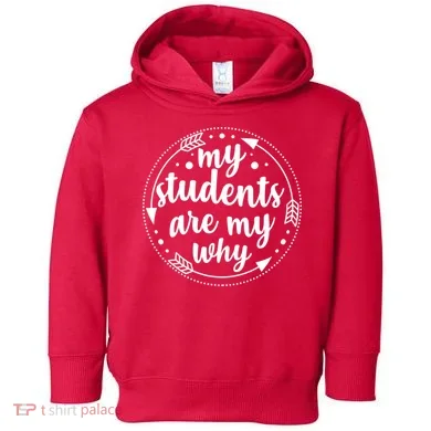 My Students Are My Why Toddler Hoodie
