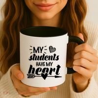 My Students Have My Heart Cute Teacher Coffee Mug thumb 3