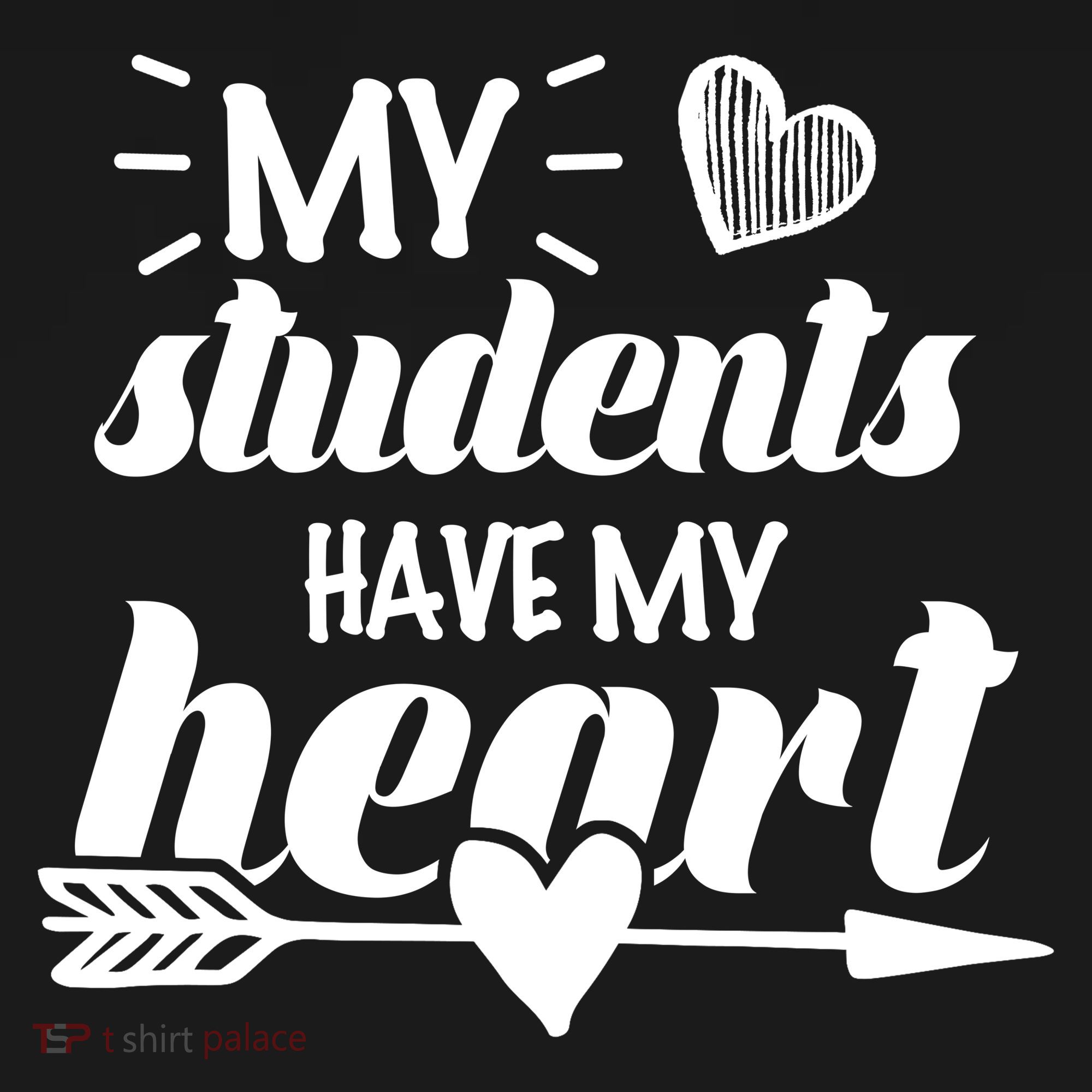 My Students Have My Heart Cute Teacher Women's Hoodie