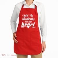 My Students Have My Heart Cute Teacher Apron thumb 2