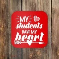 My Students Have My Heart Cute Teacher Coaster thumb 0