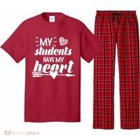 My Students Have My Heart Cute Teacher Pajama Set thumb 0