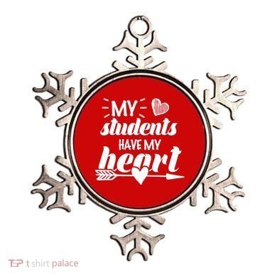 My Students Have My Heart Cute Teacher Ornament
