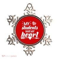 My Students Have My Heart Cute Teacher Ornament thumb 0