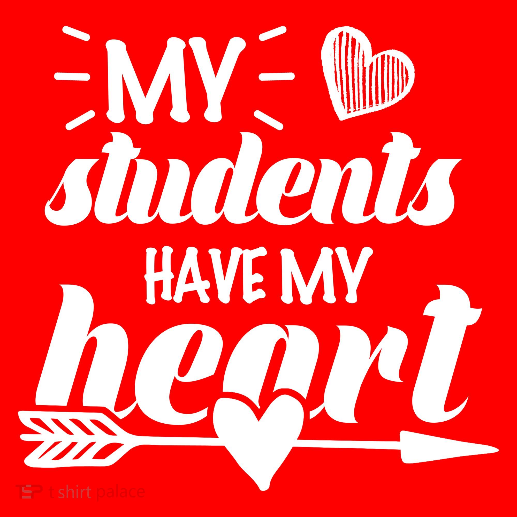 My Students Have My Heart Cute Teacher Ornament