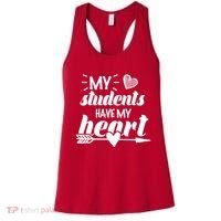 My Students Have My Heart Cute Teacher Women's Tank Top thumb 0