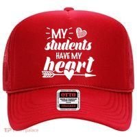 My Students Have My Heart Cute Teacher Hat thumb 0