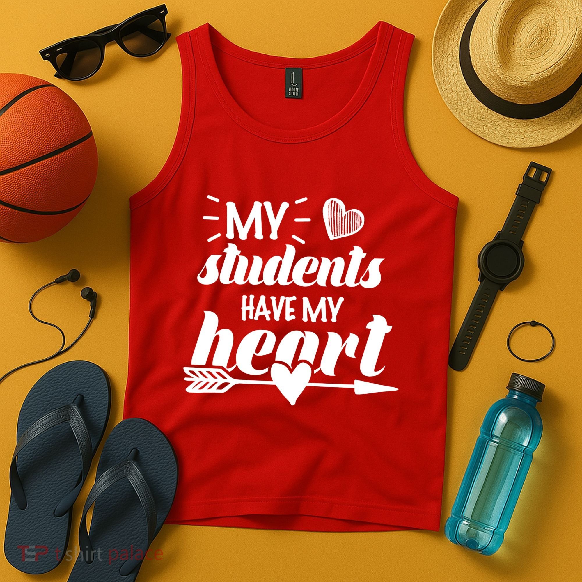 My Students Have My Heart Cute Teacher Tank Top