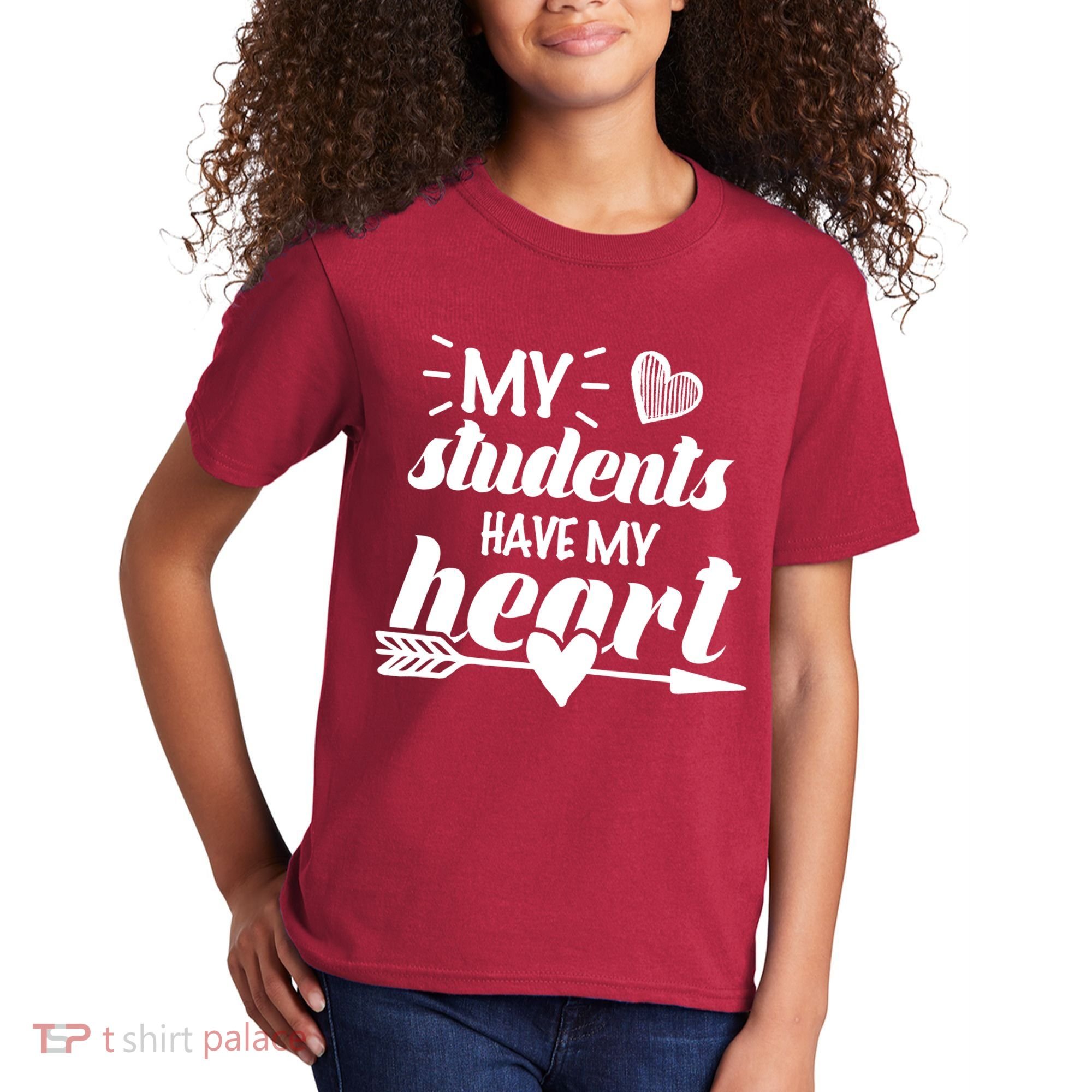 My Students Have My Heart Cute Teacher Kids T-Shirt