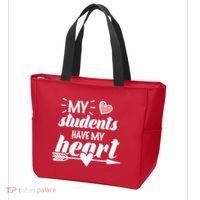 My Students Have My Heart Cute Teacher Tote Bag thumb 3