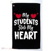 My Students Stole My Heart Golf Towel thumb 0
