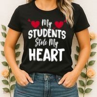 My Students Stole My Heart Women's T-Shirt thumb 2
