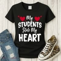 My Students Stole My Heart Women's T-Shirt thumb 3