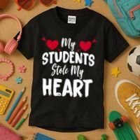 My Students Stole My Heart Kids T-Shirt thumb 3