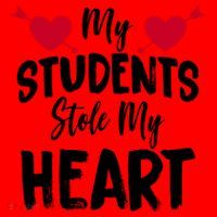 My Students Stole My Heart Santa Hat thumb 1