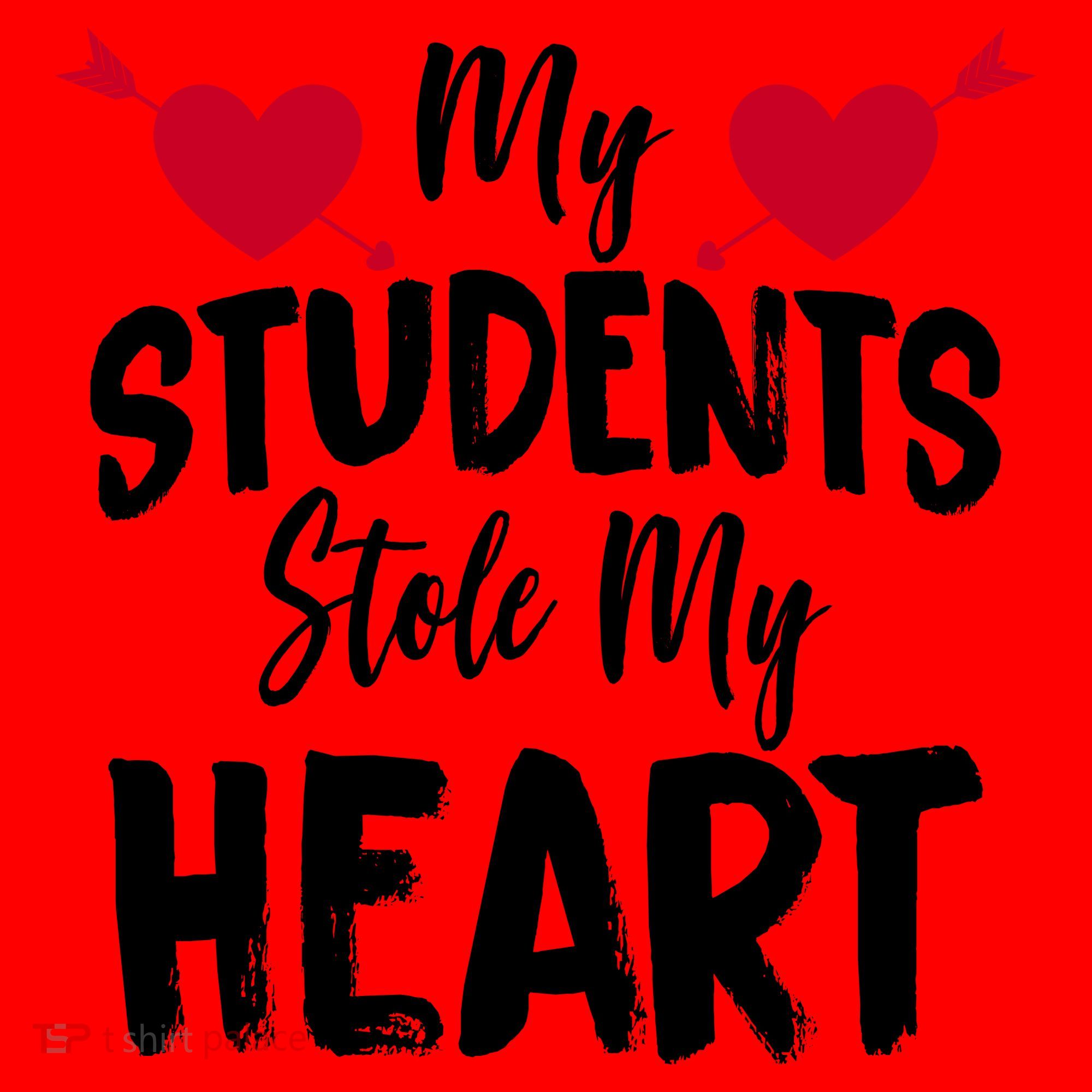 My Students Stole My Heart Santa Hat