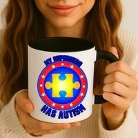 My Superhero Has Autism Coffee Mug thumb 3