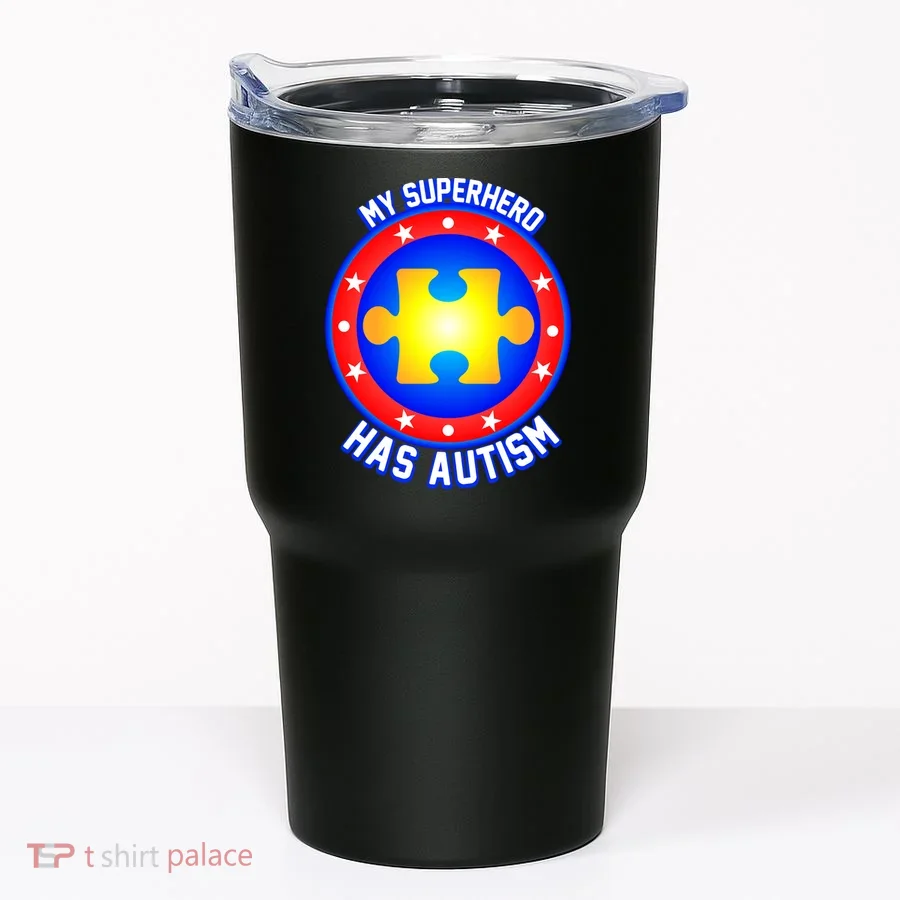 My Superhero Has Autism Tumbler