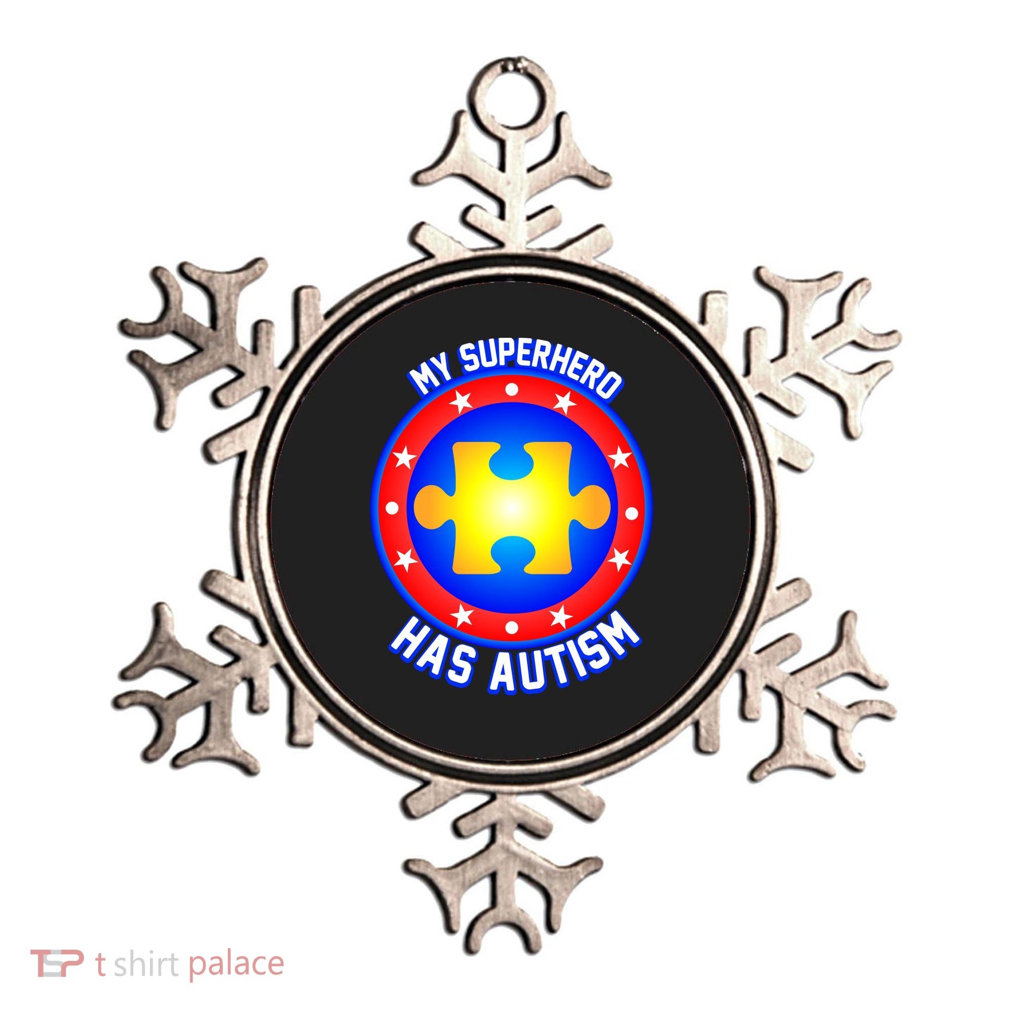 My Superhero Has Autism Ornament