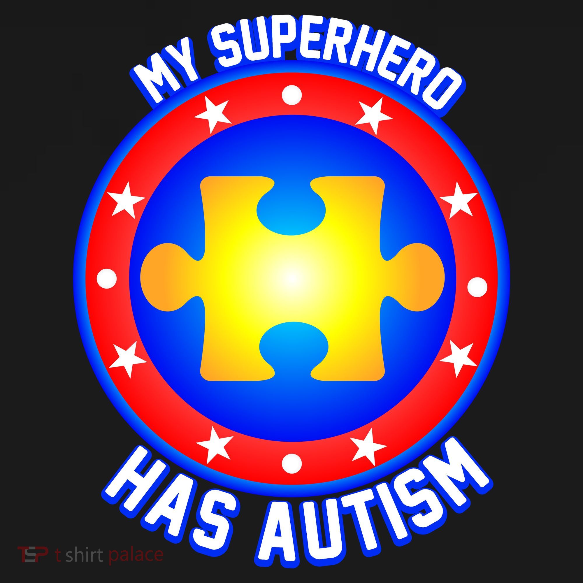 My Superhero Has Autism Cropped Pullover Crew