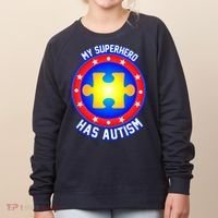 My Superhero Has Autism Women's Sweatshirt thumb 0