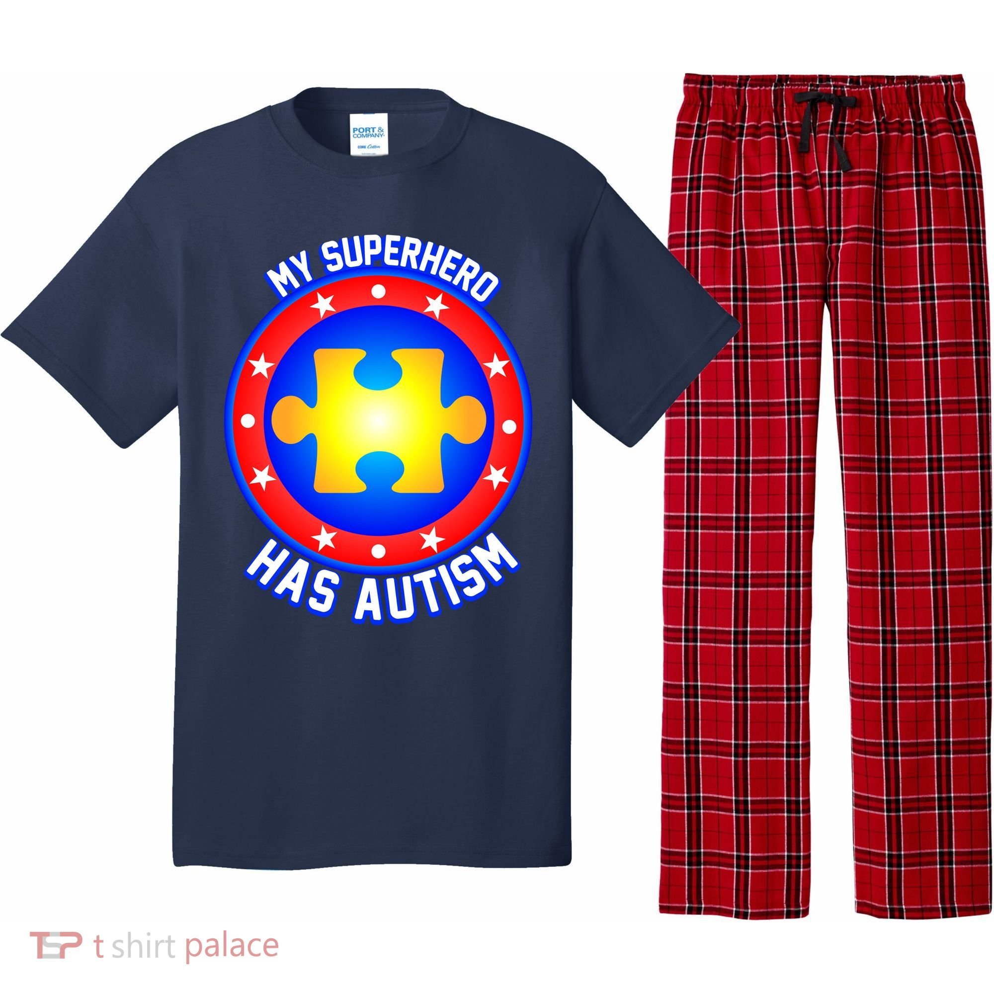 My Superhero Has Autism Pajama Set