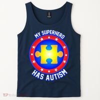 My Superhero Has Autism Tank Top thumb 2