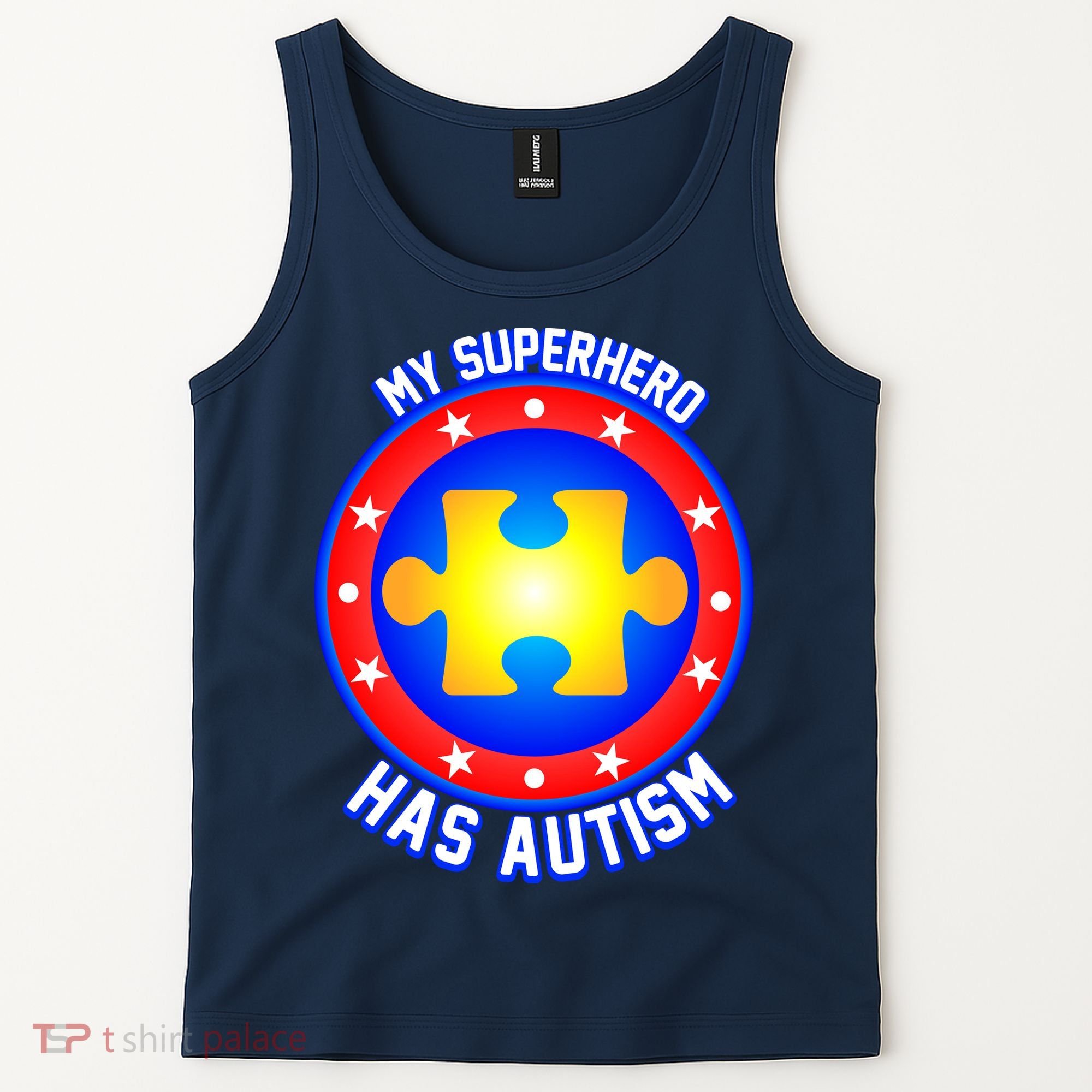 My Superhero Has Autism Tank Top