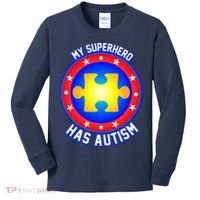 My Superhero Has Autism Kids Long Sleeve Shirt thumb 0