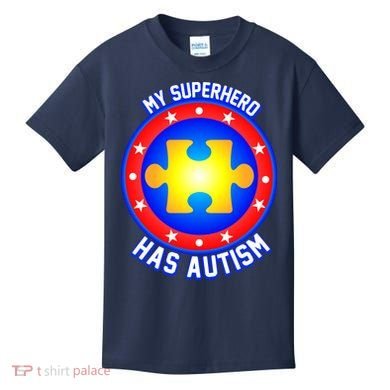 My Superhero Has Autism Kids T-Shirt