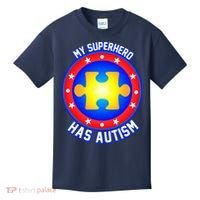 My Superhero Has Autism Kids T-Shirt thumb 0