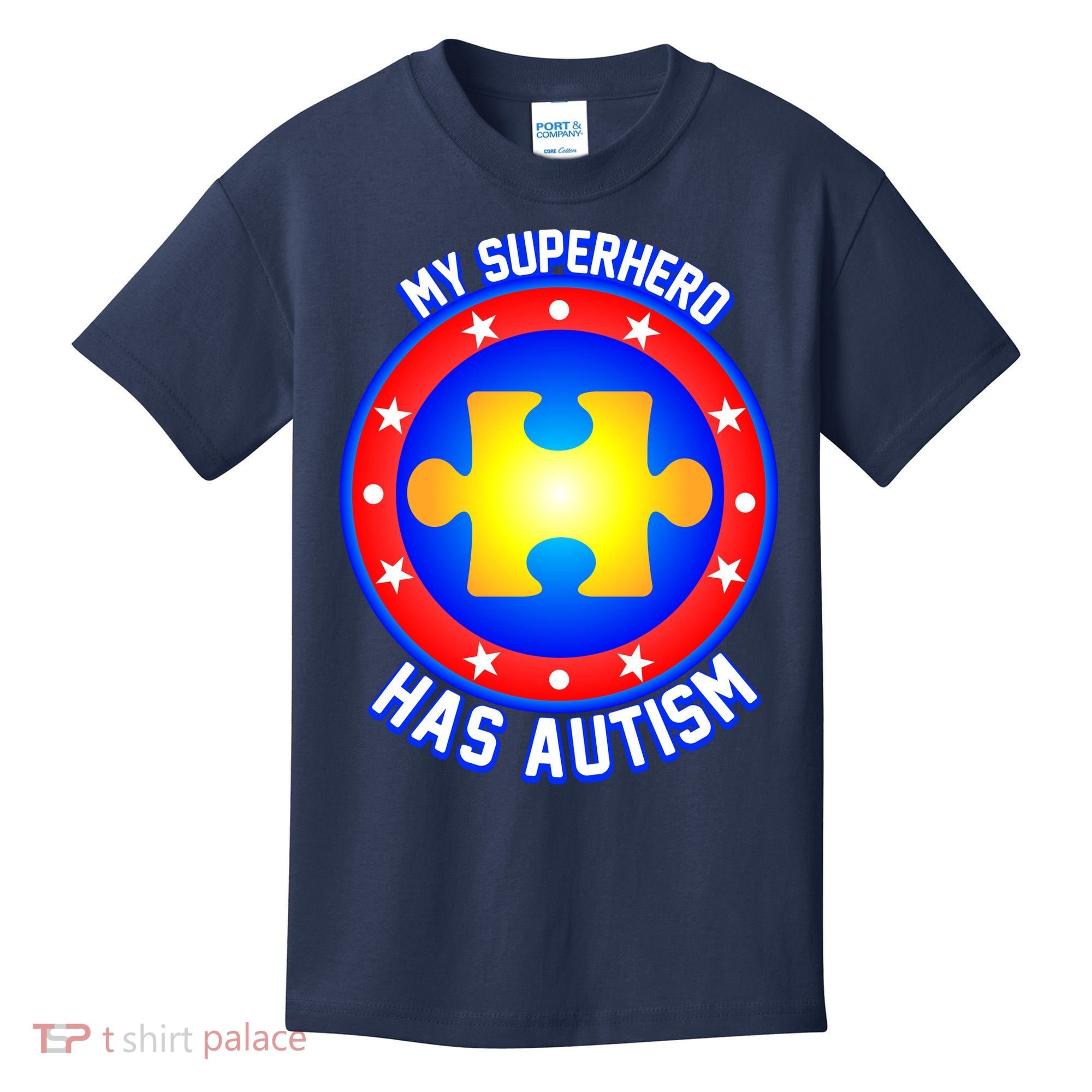My Superhero Has Autism Kids T-Shirt