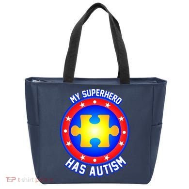 My Superhero Has Autism Tote Bag