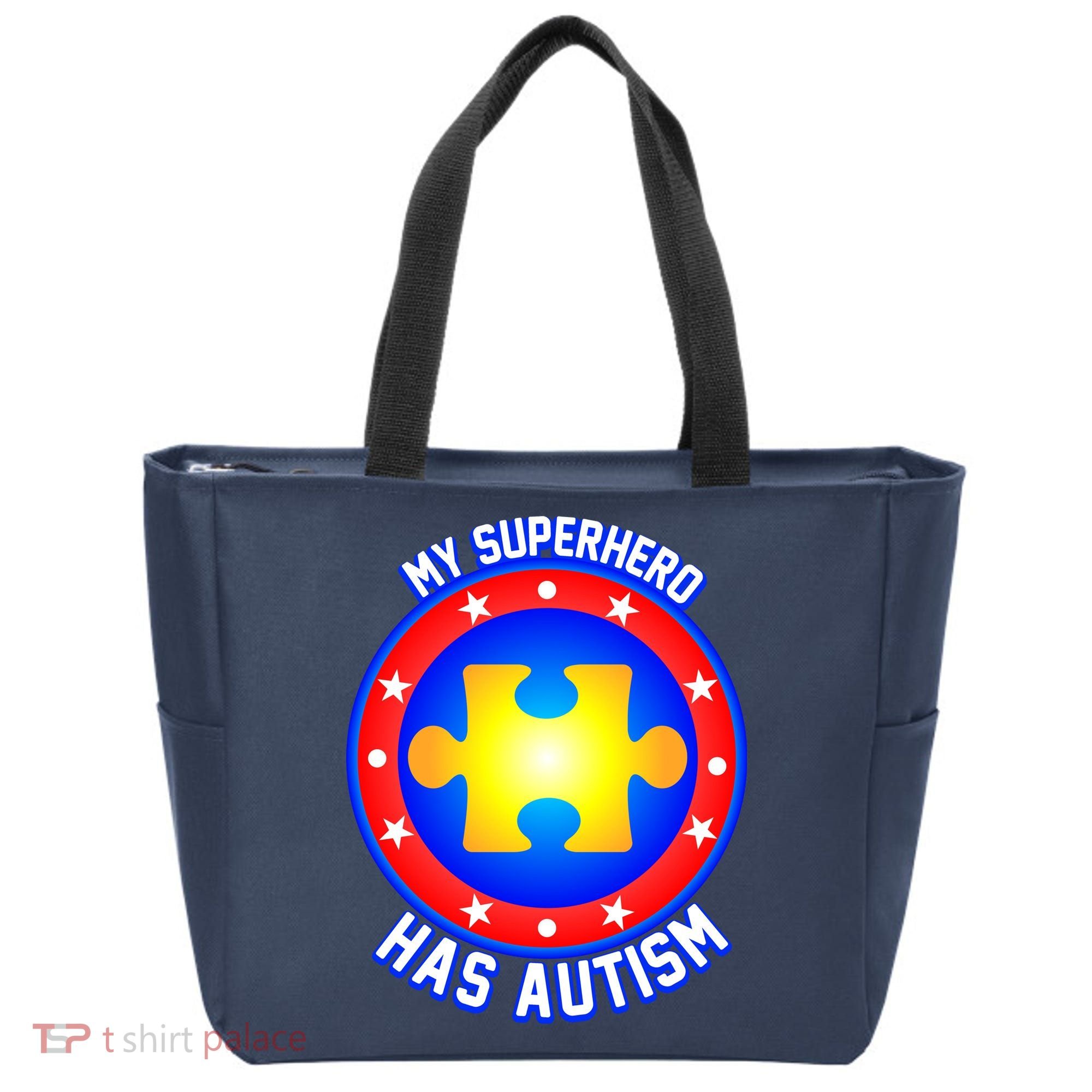 My Superhero Has Autism Tote Bag