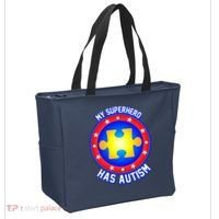 My Superhero Has Autism Tote Bag thumb 2