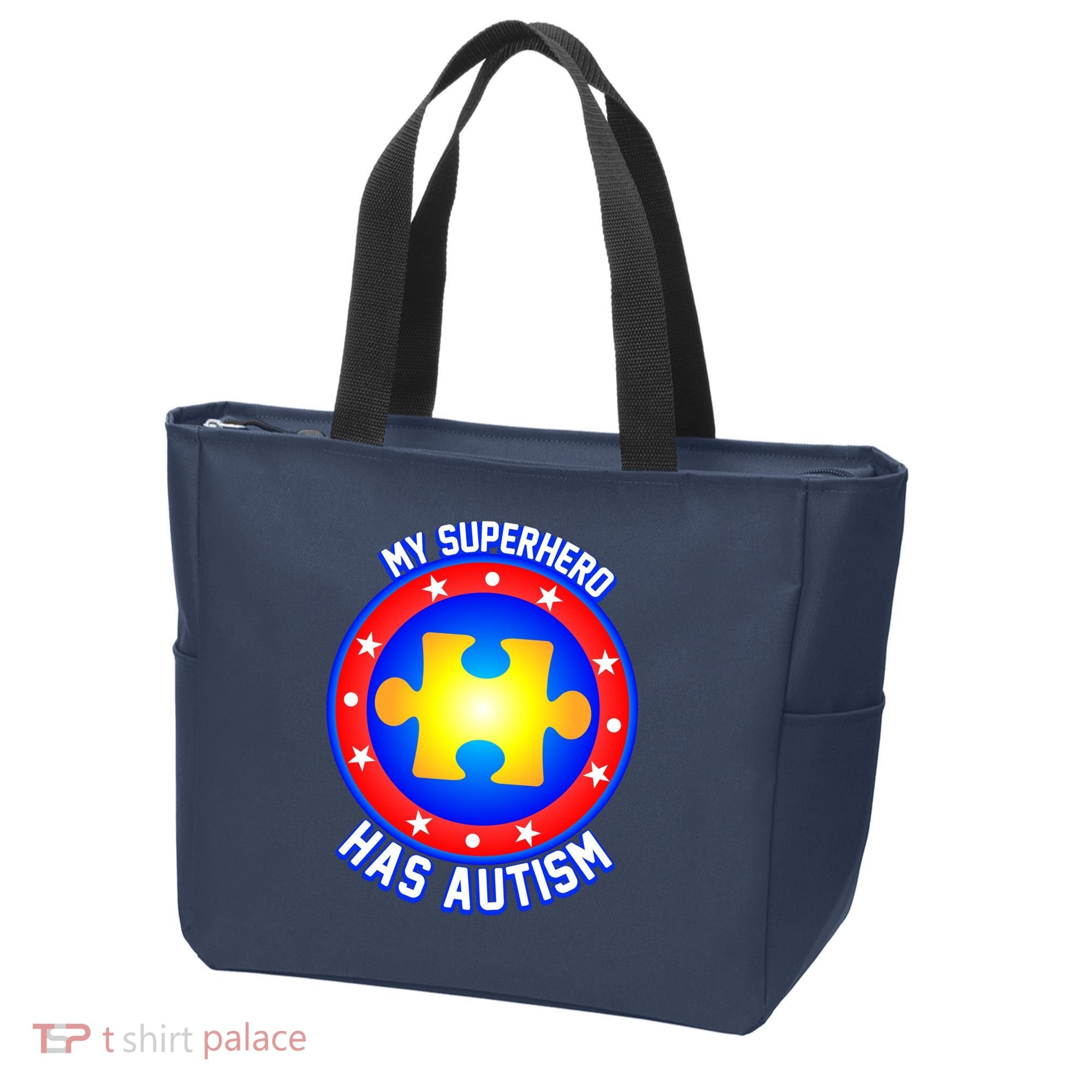 My Superhero Has Autism Tote Bag