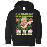 My Sweater Is Uglier Than Yours Yelling Cat Meme  Toddler Hoodie thumb 0