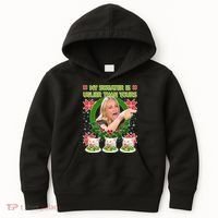 My Sweater Is Uglier Than Yours Yelling Cat Meme  Kids Hoodie thumb 0