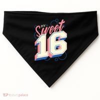 My Sweet Sixteen USA-Made Doggie Bandana thumb 0