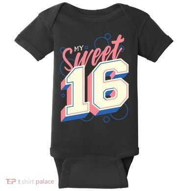 My Sweet Sixteen Baby Bodysuit